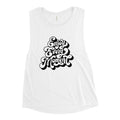 Enjoy every moments white | Women's Muscle Tank | Bella + Canvas 8803