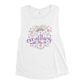 Rainbow - Everything will be ok | Women's Muscle Tank | Bella + Canvas 8803