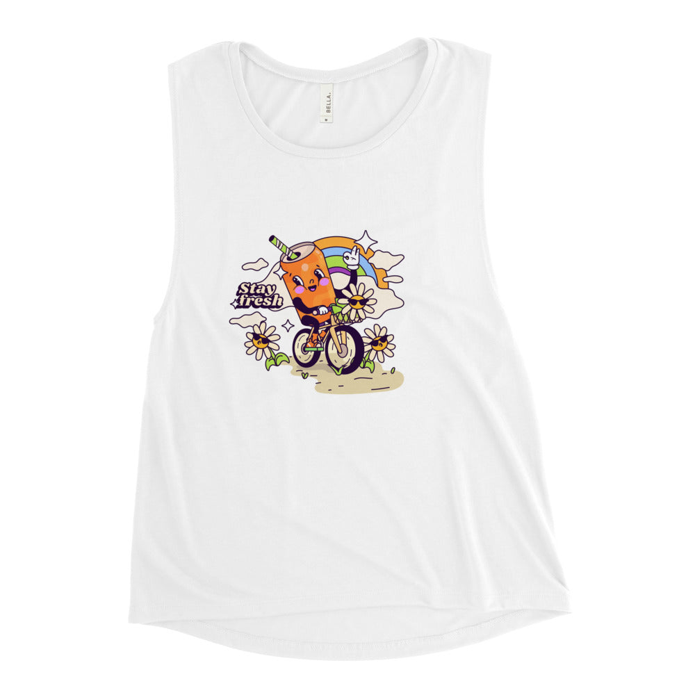 Stay fresh | Women's Muscle Tank | Bella + Canvas 8803