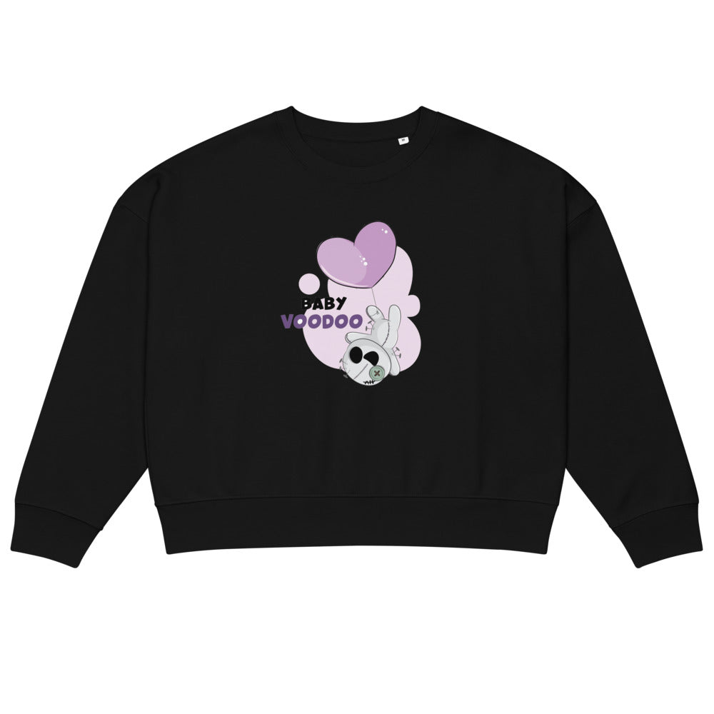 Ted heart - Baby voodoo | Women's Organic Crew Neck Stella Alma Sweatshirt | Stanley/Stella SASW036