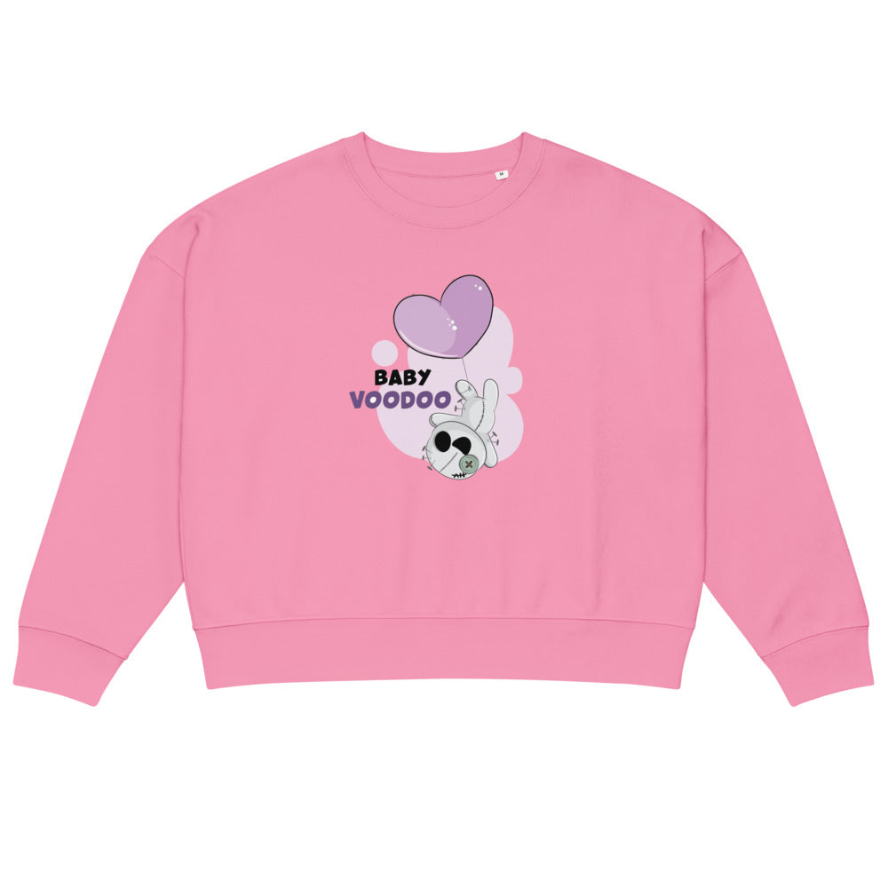 Ted heart - Baby voodoo | Women's Organic Crew Neck Stella Alma Sweatshirt | Stanley/Stella SASW036