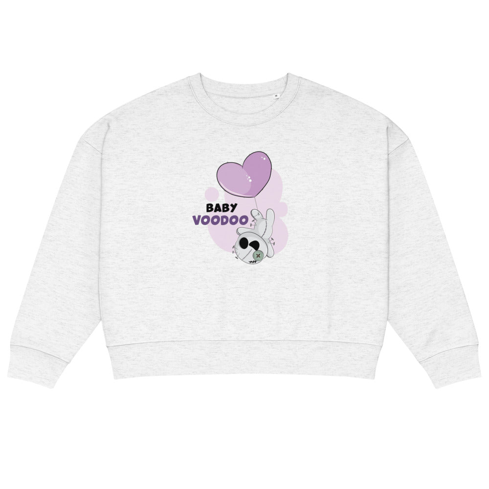 Ted heart - Baby voodoo | Women's Organic Crew Neck Stella Alma Sweatshirt | Stanley/Stella SASW036