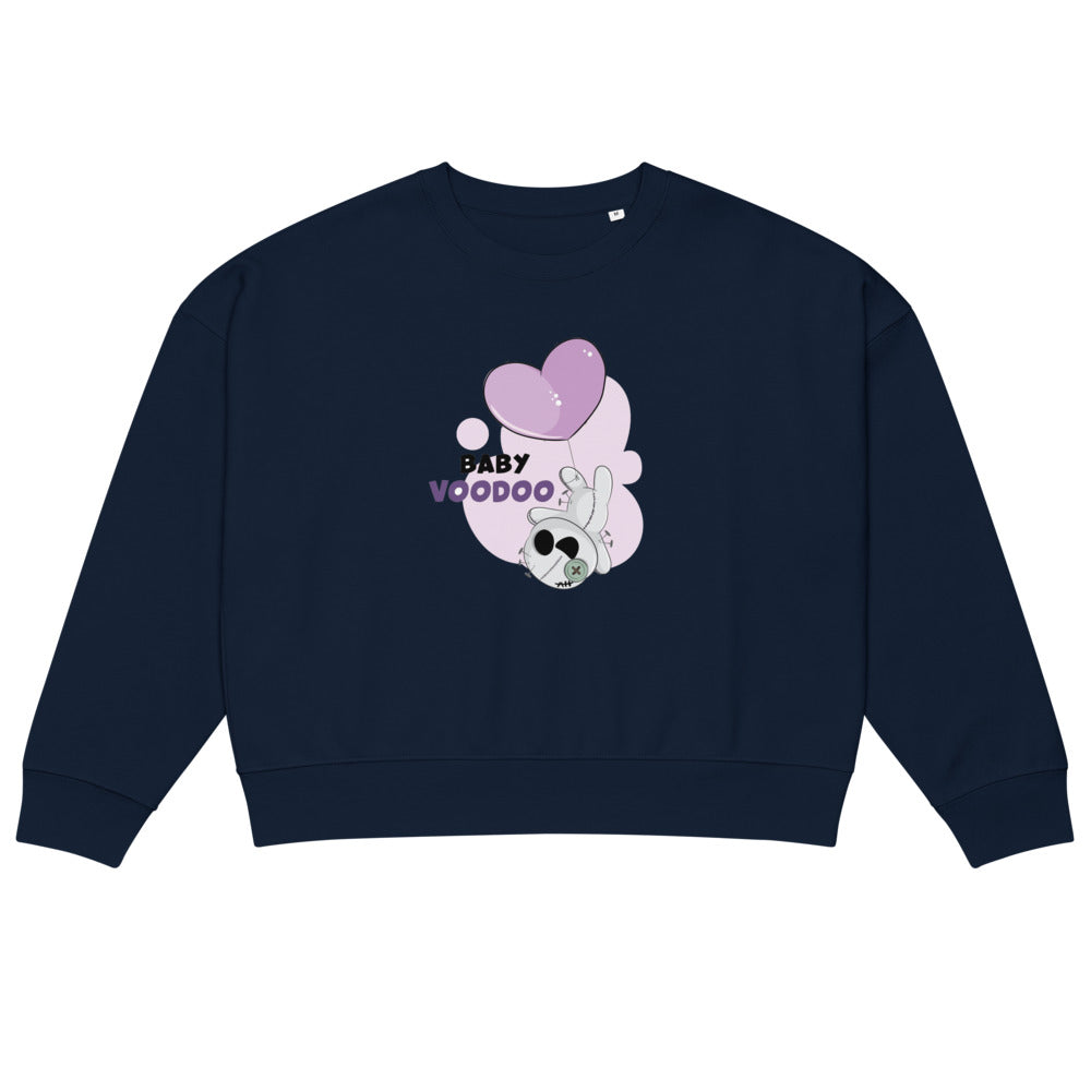 Ted heart - Baby voodoo | Women's Organic Crew Neck Stella Alma Sweatshirt | Stanley/Stella SASW036