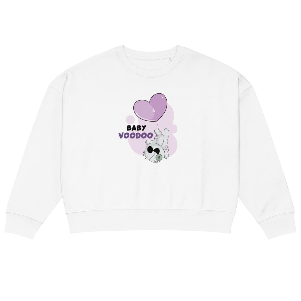Ted heart - Baby voodoo | Women's Organic Crew Neck Stella Alma Sweatshirt | Stanley/Stella SASW036