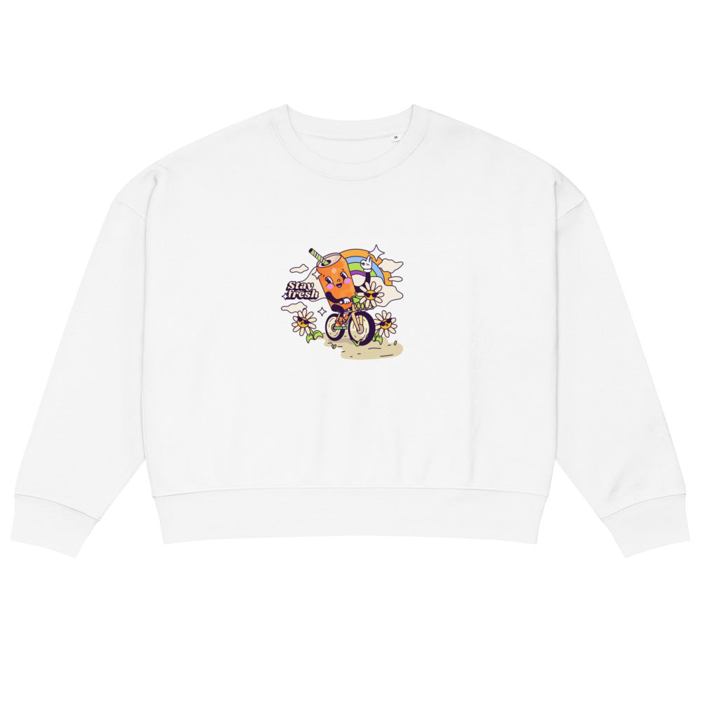 Stay fresh | Women's Organic Crew Neck Stella Alma Sweatshirt | Stanley/Stella SASW036