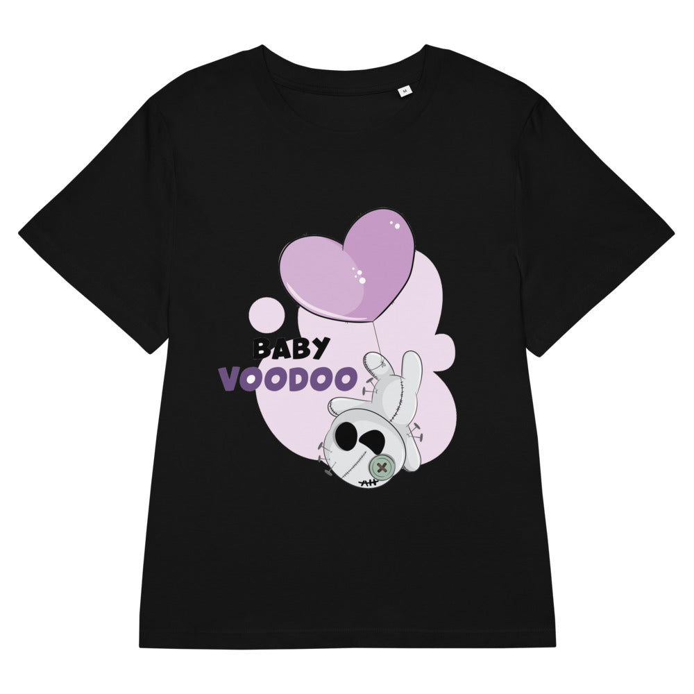Ted heart - Baby voodoo | Women's Organic Ribbed Neck Stella Muser T-Shirt | Stanley/Stella SATW002