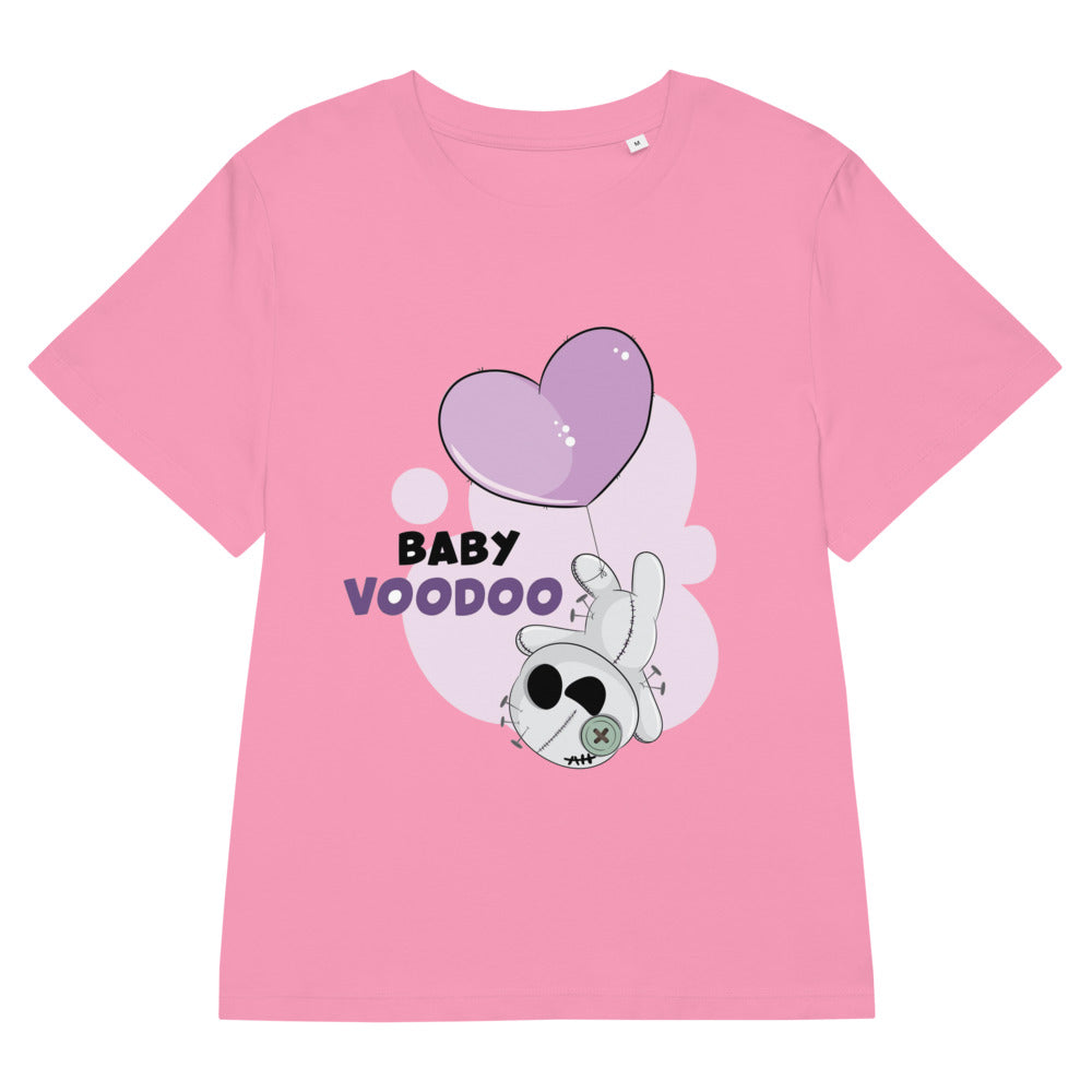 Ted heart - Baby voodoo | Women's Organic Ribbed Neck Stella Muser T-Shirt | Stanley/Stella SATW002