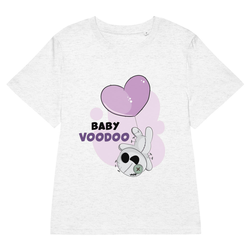 Ted heart - Baby voodoo | Women's Organic Ribbed Neck Stella Muser T-Shirt | Stanley/Stella SATW002