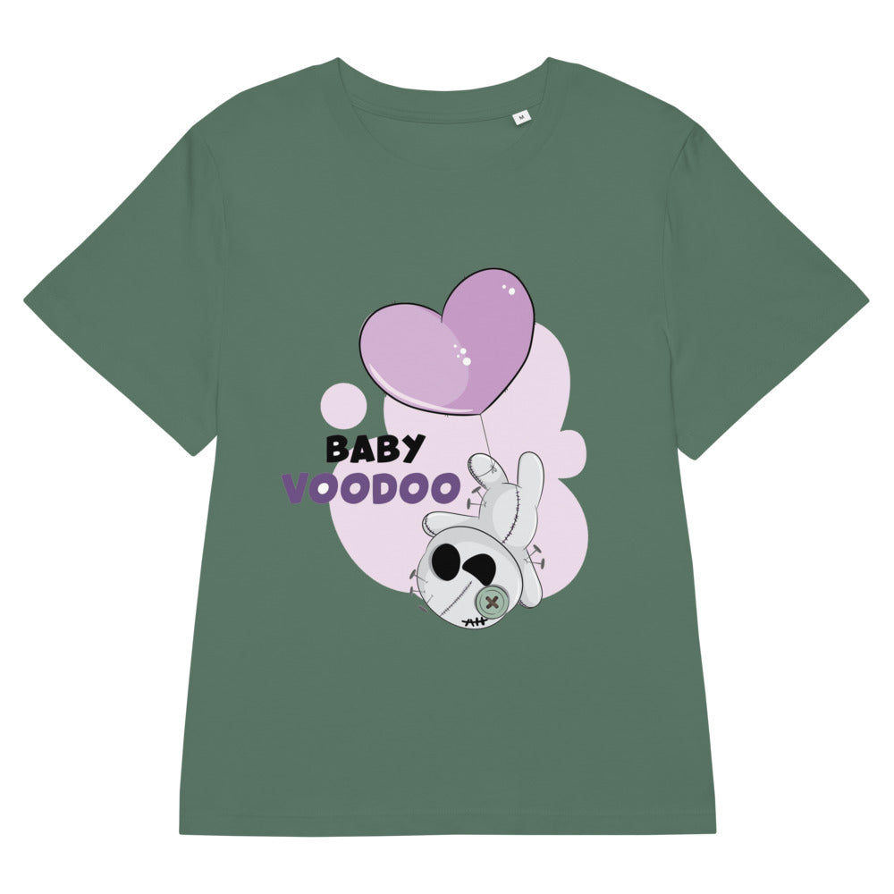 Ted heart - Baby voodoo | Women's Organic Ribbed Neck Stella Muser T-Shirt | Stanley/Stella SATW002