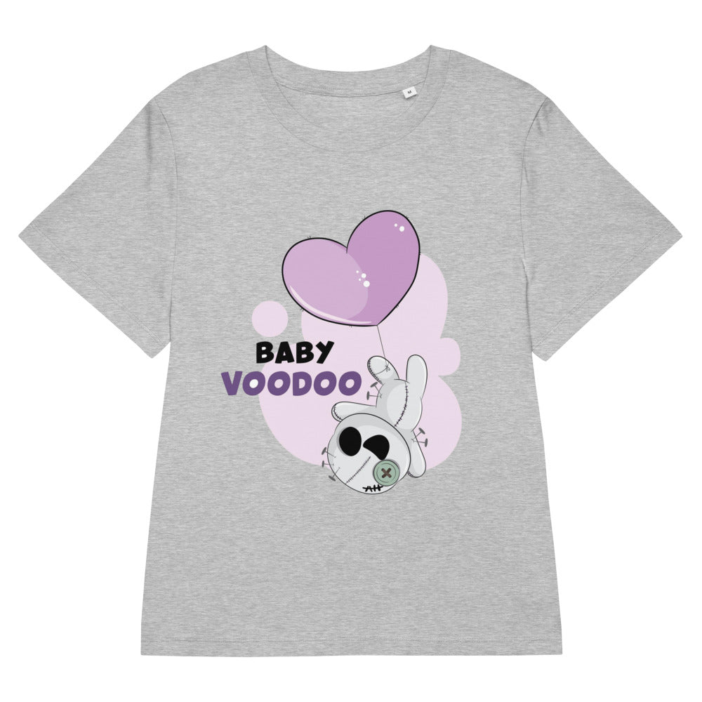 Ted heart - Baby voodoo | Women's Organic Ribbed Neck Stella Muser T-Shirt | Stanley/Stella SATW002