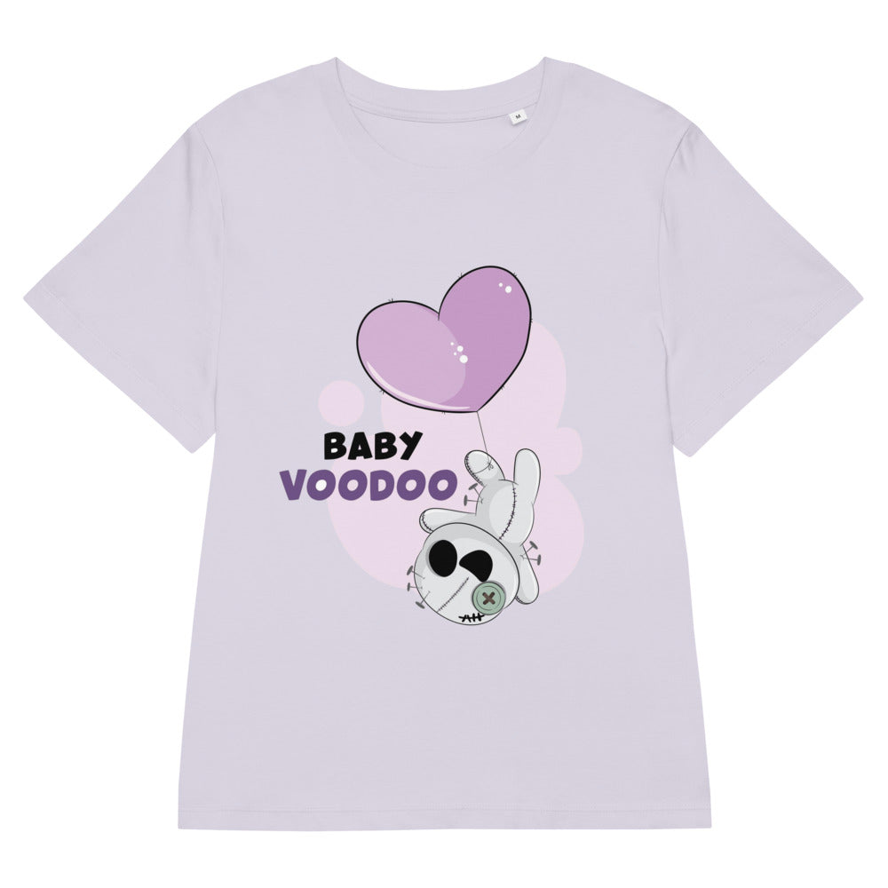 Ted heart - Baby voodoo | Women's Organic Ribbed Neck Stella Muser T-Shirt | Stanley/Stella SATW002