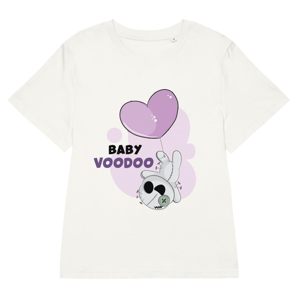 Ted heart - Baby voodoo | Women's Organic Ribbed Neck Stella Muser T-Shirt | Stanley/Stella SATW002