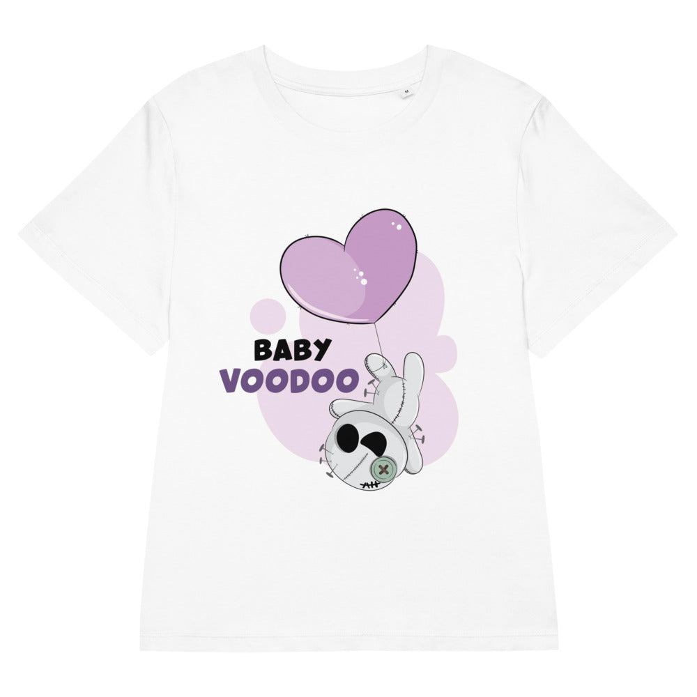 Ted heart - Baby voodoo | Women's Organic Ribbed Neck Stella Muser T-Shirt | Stanley/Stella SATW002