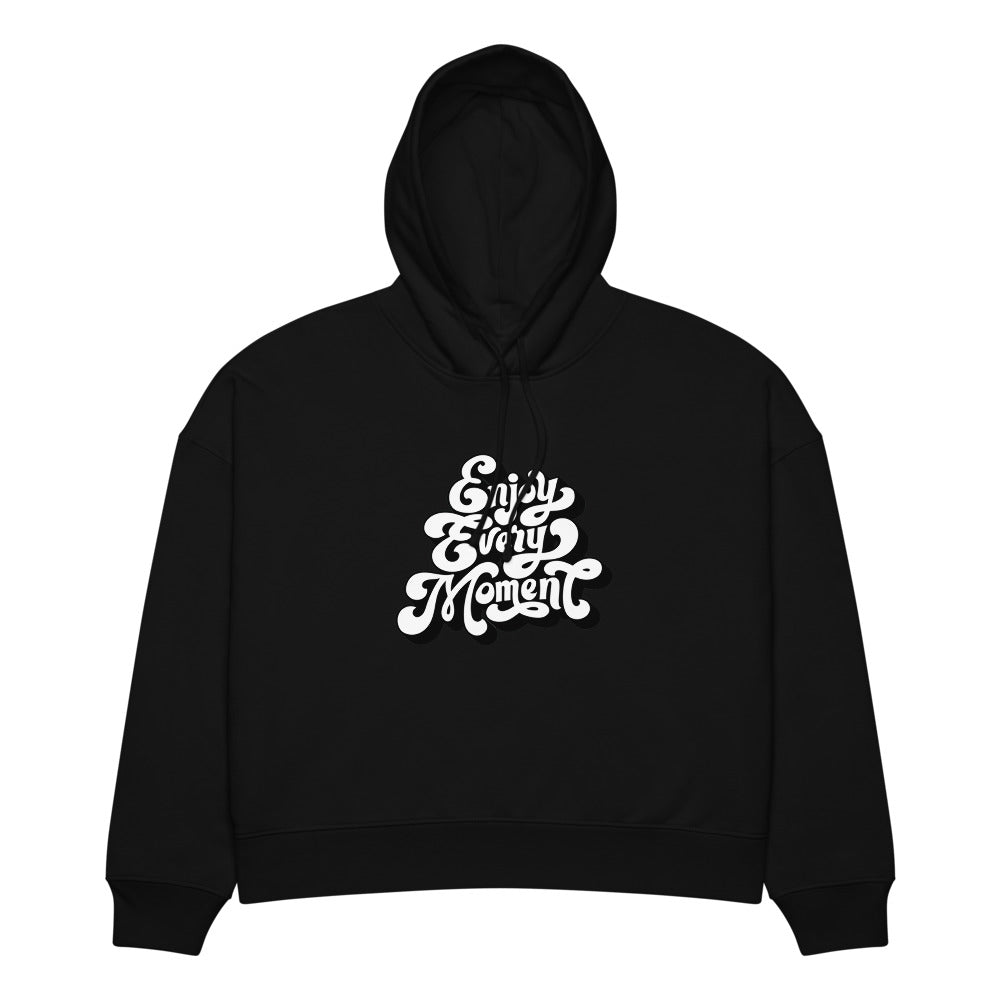 Enjoy every moments white | Women's Organic Stella Nora Hoodie | Stanley/Stella SASW035