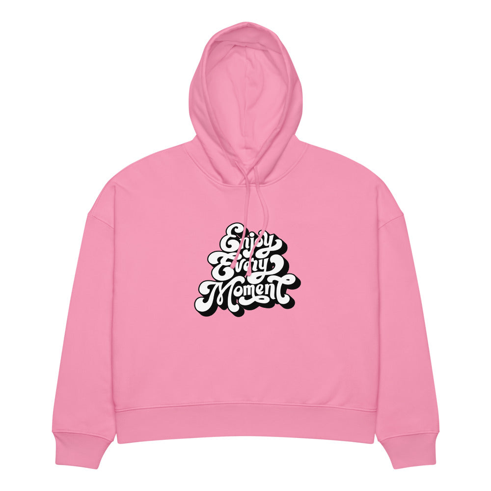Enjoy every moments white | Women's Organic Stella Nora Hoodie | Stanley/Stella SASW035