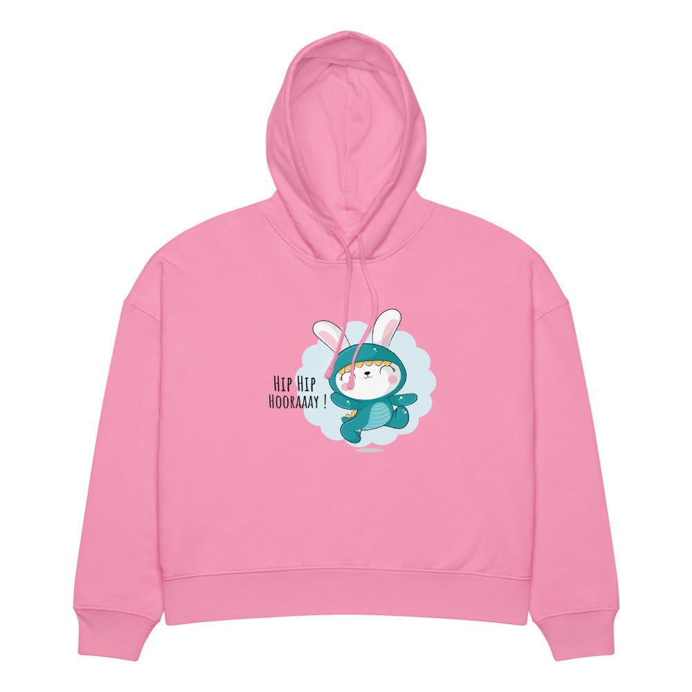 Green rabbit - HIP HIP HOORAAAY | Women's Organic Stella Nora Hoodie | Stanley/Stella SASW035