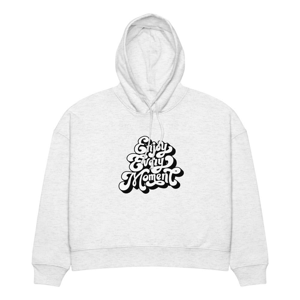 Enjoy every moments white | Women's Organic Stella Nora Hoodie | Stanley/Stella SASW035