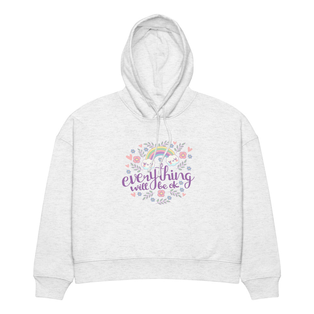 Rainbow - Everything will be ok | Women's Organic Stella Nora Hoodie | Stanley/Stella SASW035