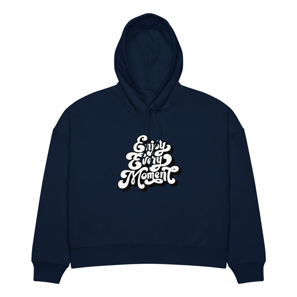 Enjoy every moments white | Women's Organic Stella Nora Hoodie | Stanley/Stella SASW035