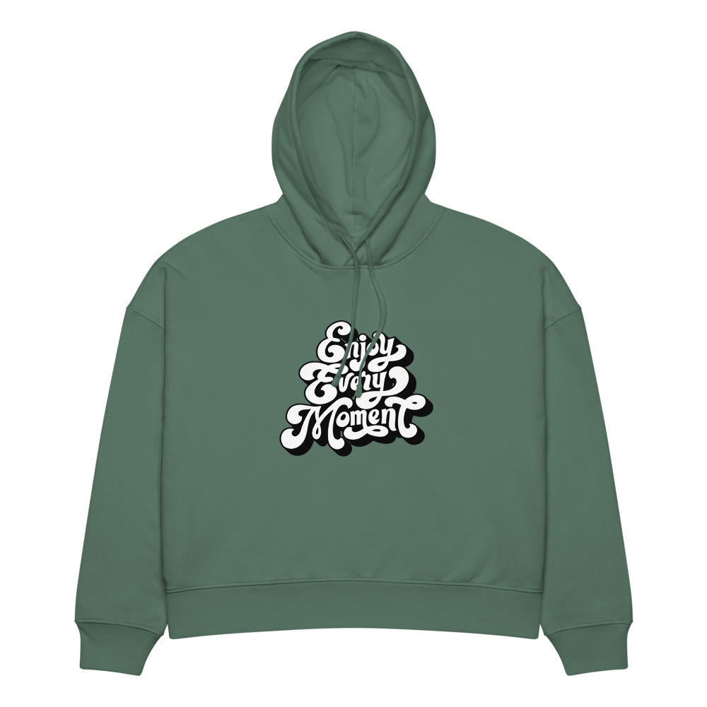 Enjoy every moments white | Women's Organic Stella Nora Hoodie | Stanley/Stella SASW035