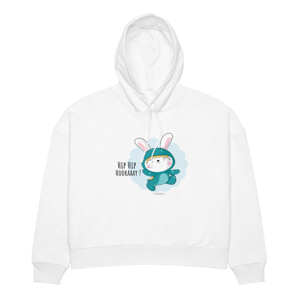 Green rabbit - HIP HIP HOORAAAY | Women's Organic Stella Nora Hoodie | Stanley/Stella SASW035