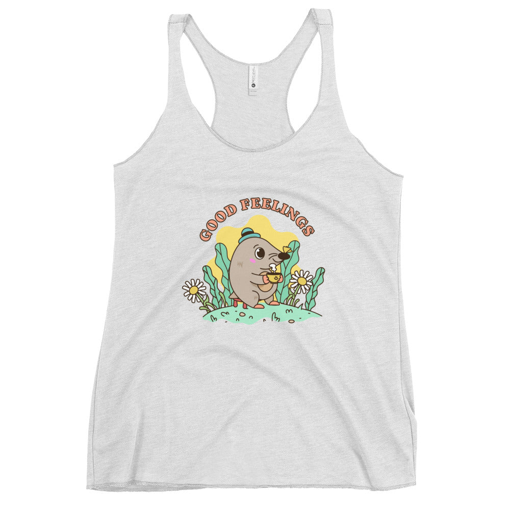Good feelings | Women's Racerback Tank Top | Next Level 6733