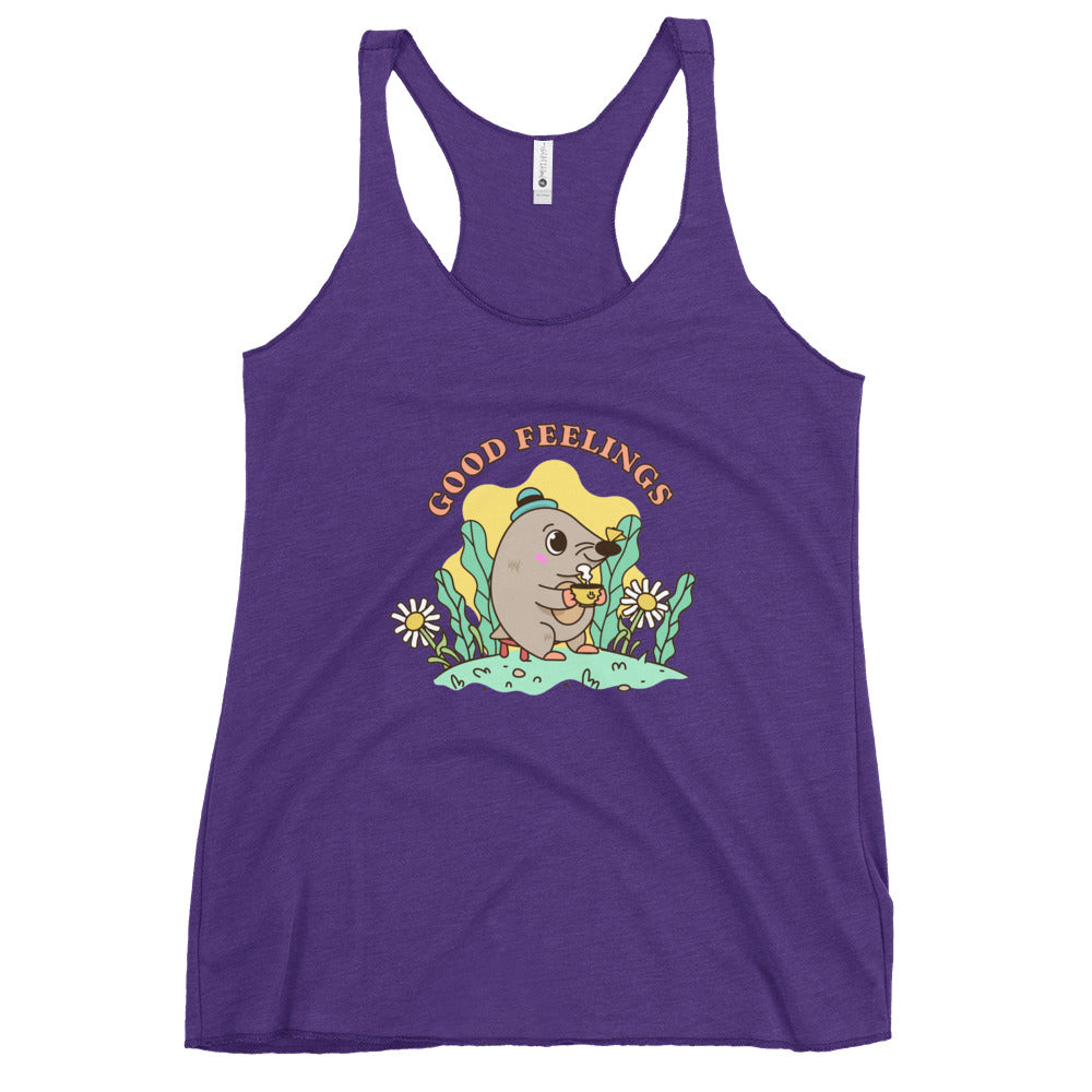 Good feelings | Women's Racerback Tank Top | Next Level 6733