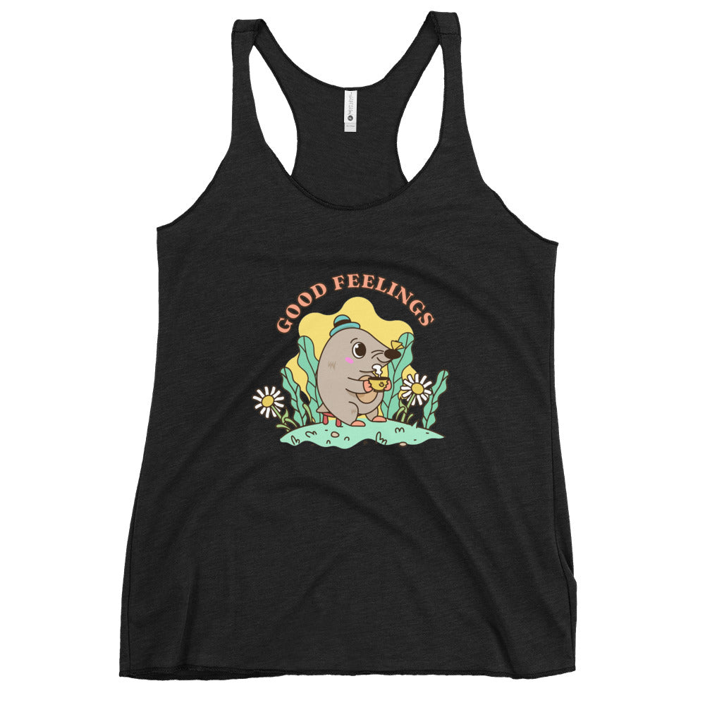 Good feelings | Women's Racerback Tank Top | Next Level 6733
