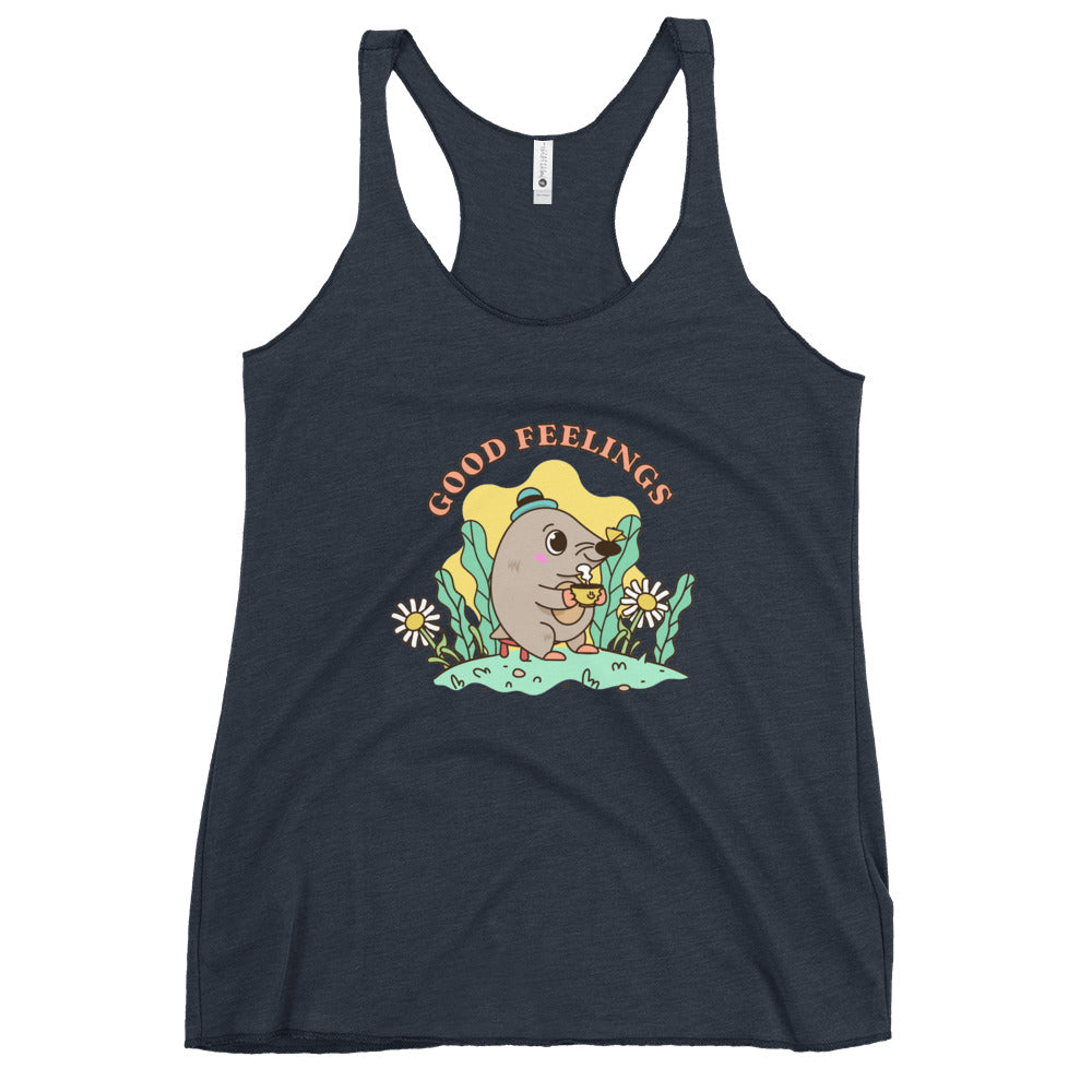 Good feelings | Women's Racerback Tank Top | Next Level 6733