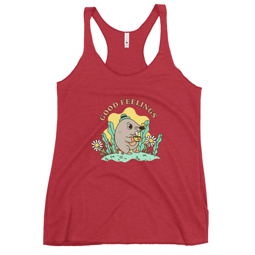 Good feelings | Women's Racerback Tank Top | Next Level 6733