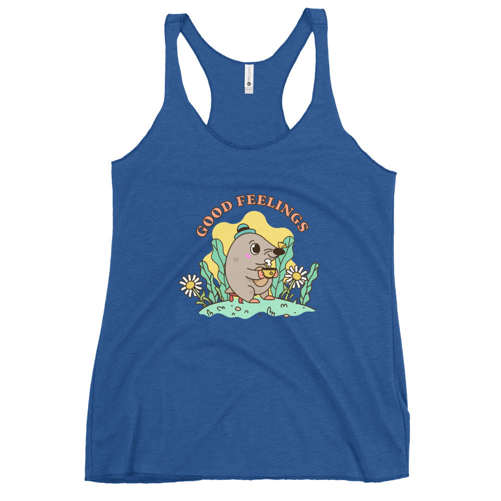 Good feelings | Women's Racerback Tank Top | Next Level 6733