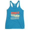 Find the beauty in every day | Women's Racerback Tank Top | Next Level 6733