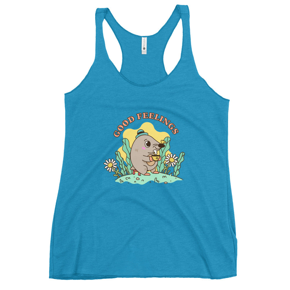 Good feelings | Women's Racerback Tank Top | Next Level 6733