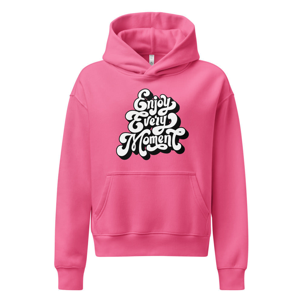 Enjoy every moments white | Women's Relax Hoodie | AS Colour 4161
