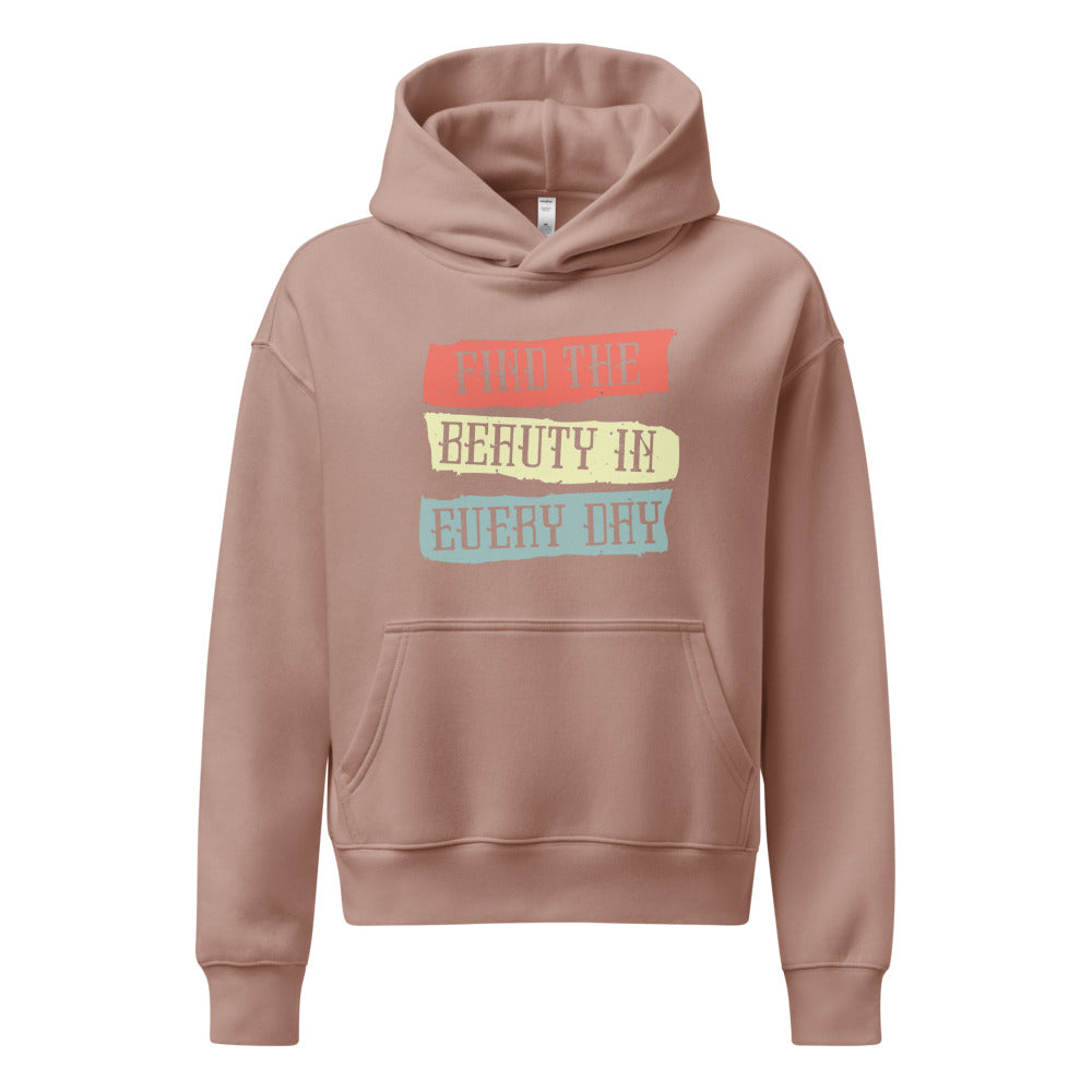 Find the beauty in every day | Women's Relax Hoodie | AS Colour 4161