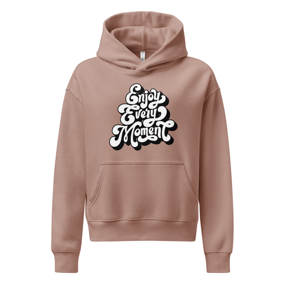 Enjoy every moments white | Women's Relax Hoodie | AS Colour 4161