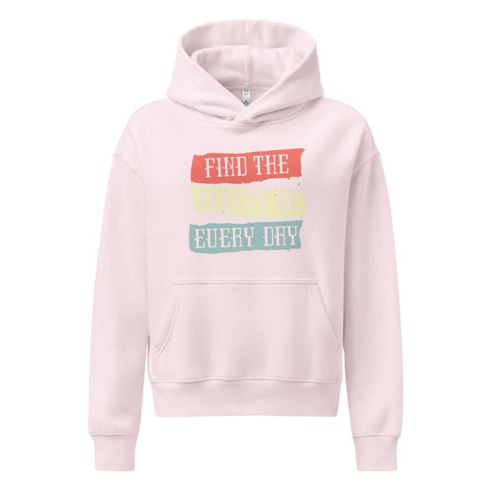 Find the beauty in every day | Women's Relax Hoodie | AS Colour 4161