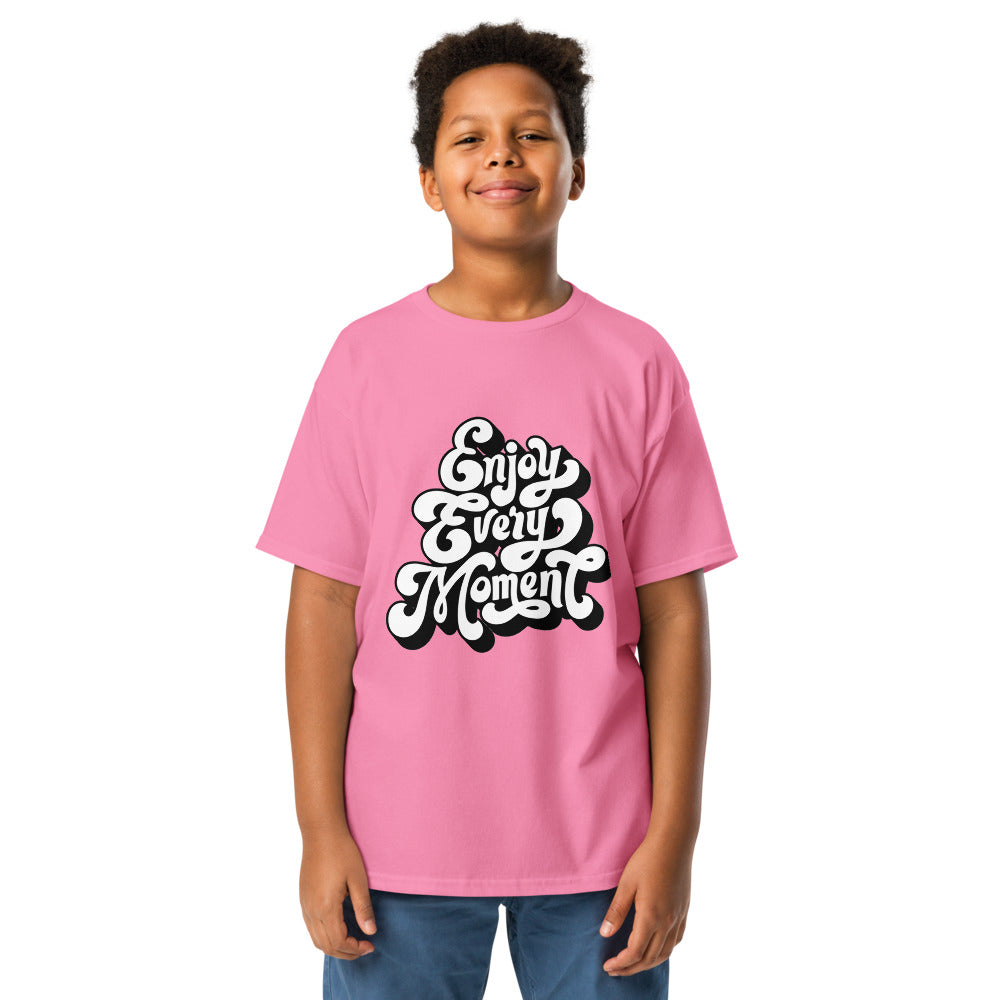 Enjoy every moments white | Youth Classic Tee | Gildan 5000B