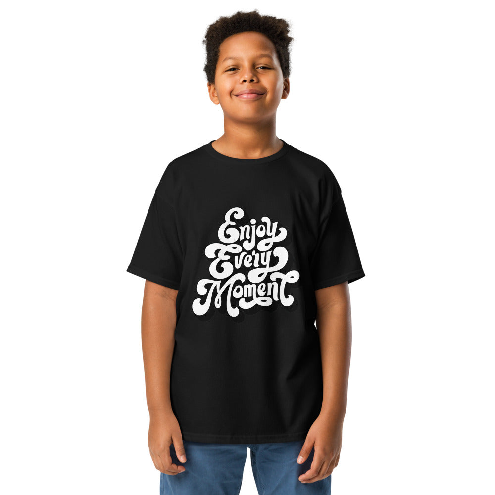 Enjoy every moments white | Youth Classic Tee | Gildan 5000B