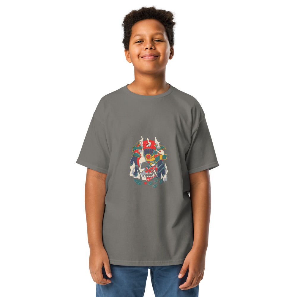 Samurai skull | Youth Classic Tee | Gildan 5000B