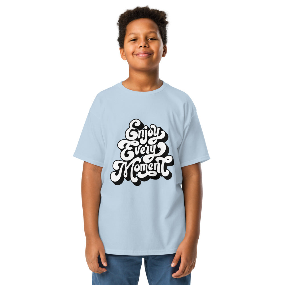 Enjoy every moments white | Youth Classic Tee | Gildan 5000B