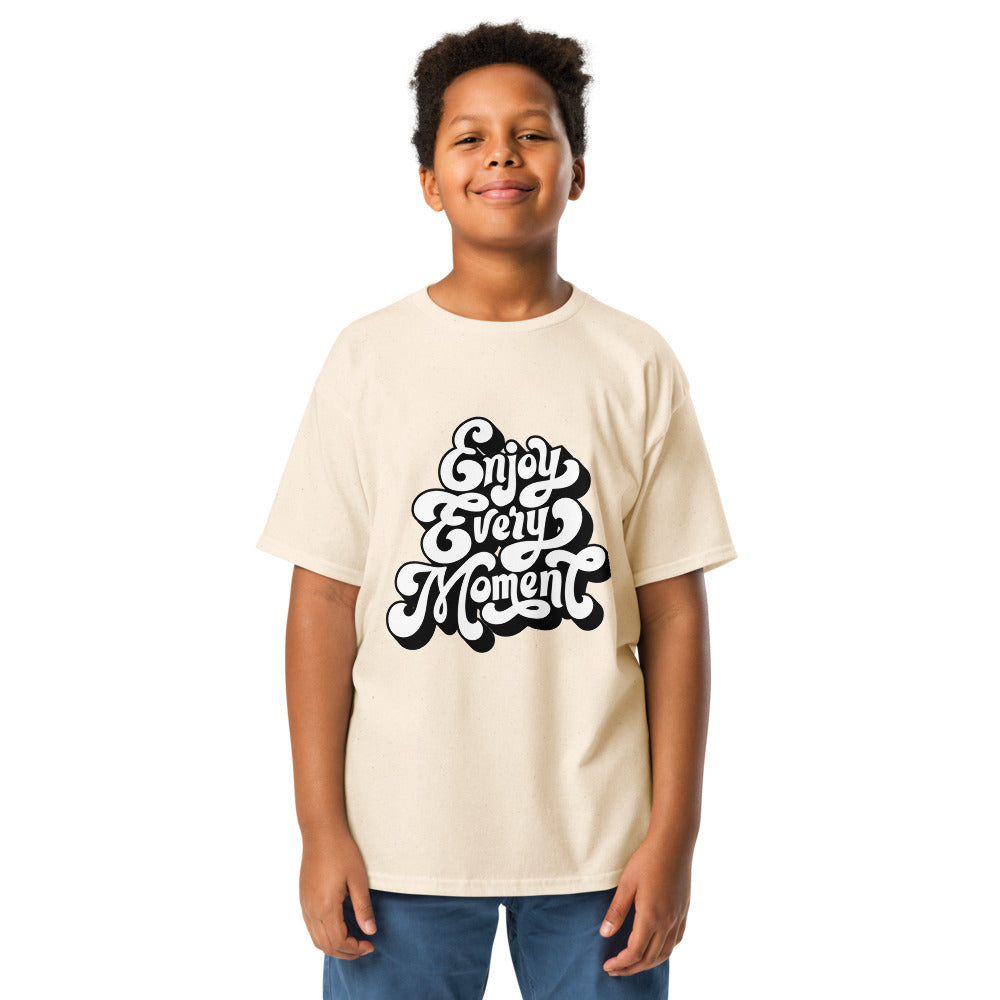Enjoy every moments white | Youth Classic Tee | Gildan 5000B