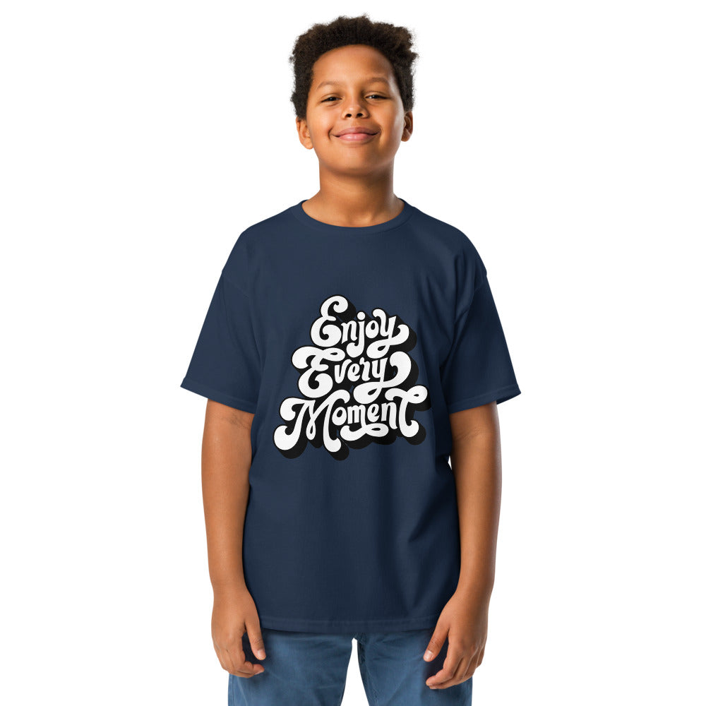 Enjoy every moments white | Youth Classic Tee | Gildan 5000B