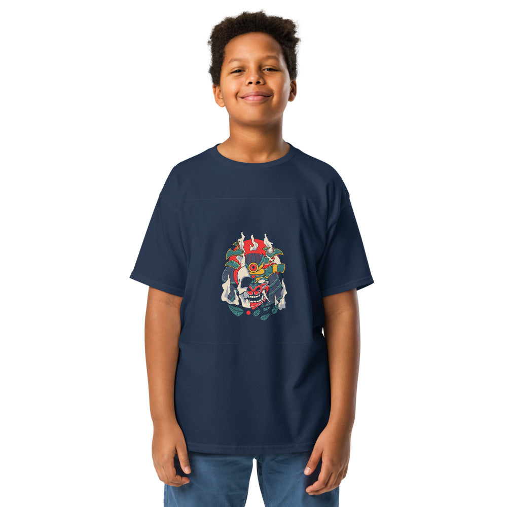 Samurai skull | Youth Classic Tee | Gildan 5000B