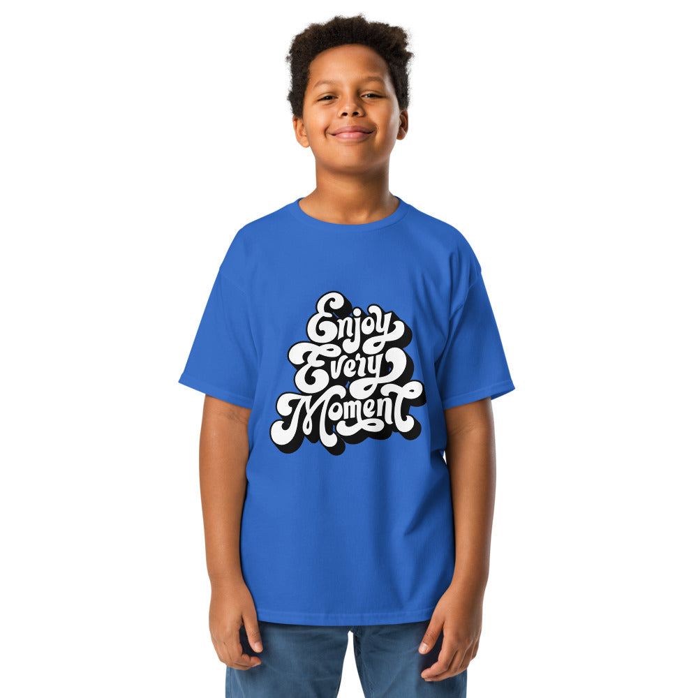 Enjoy every moments white | Youth Classic Tee | Gildan 5000B