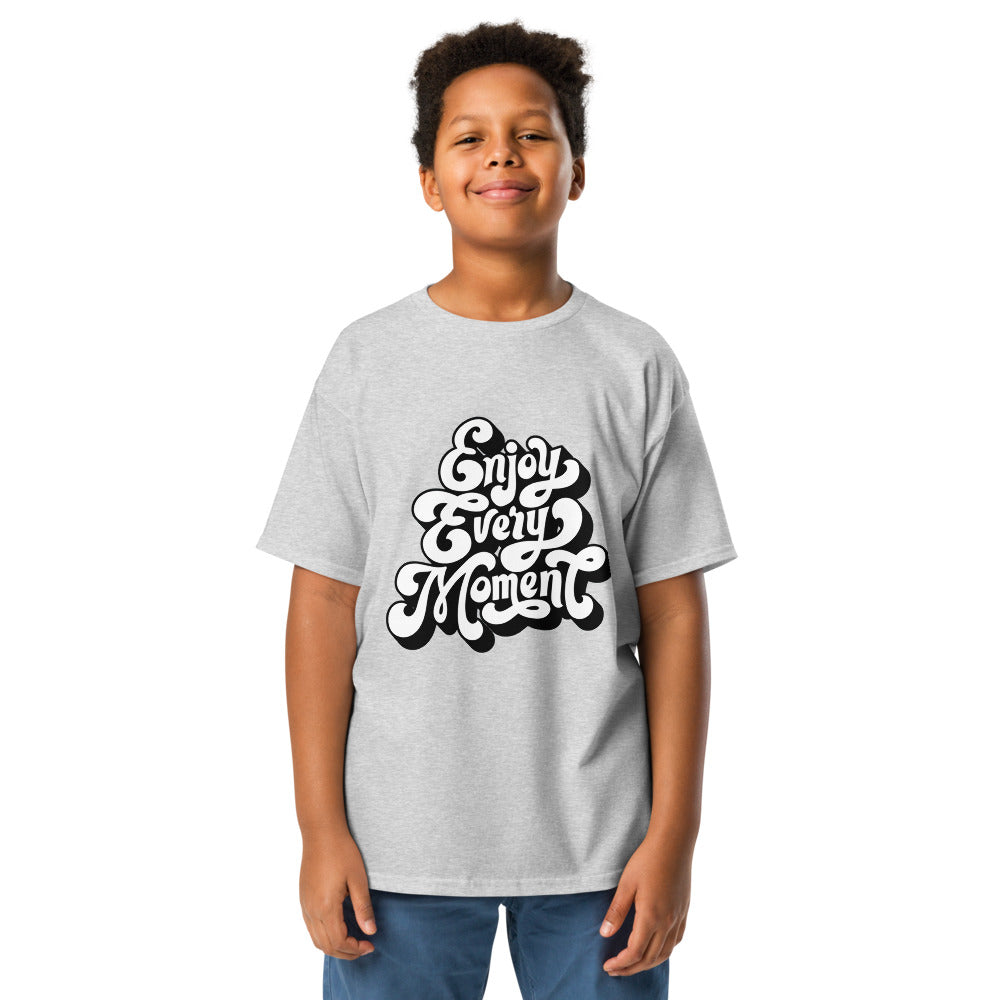 Enjoy every moments white | Youth Classic Tee | Gildan 5000B