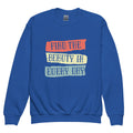 Find the beauty in every day | Youth Crew Neck Sweatshirt | Gildan 18000B