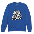 Enjoy every moments white | Youth Crew Neck Sweatshirt | Gildan 18000B