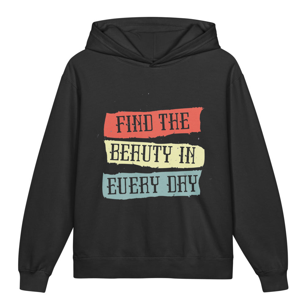 Find the beauty in every day | Youth Garment-Dyed Lightweight Hooded Sweatshirt | Comfort Colors 1467Y