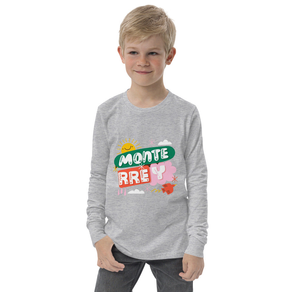 Monte rrey | Youth Long Sleeve Tee | Bella + Canvas 3501Y